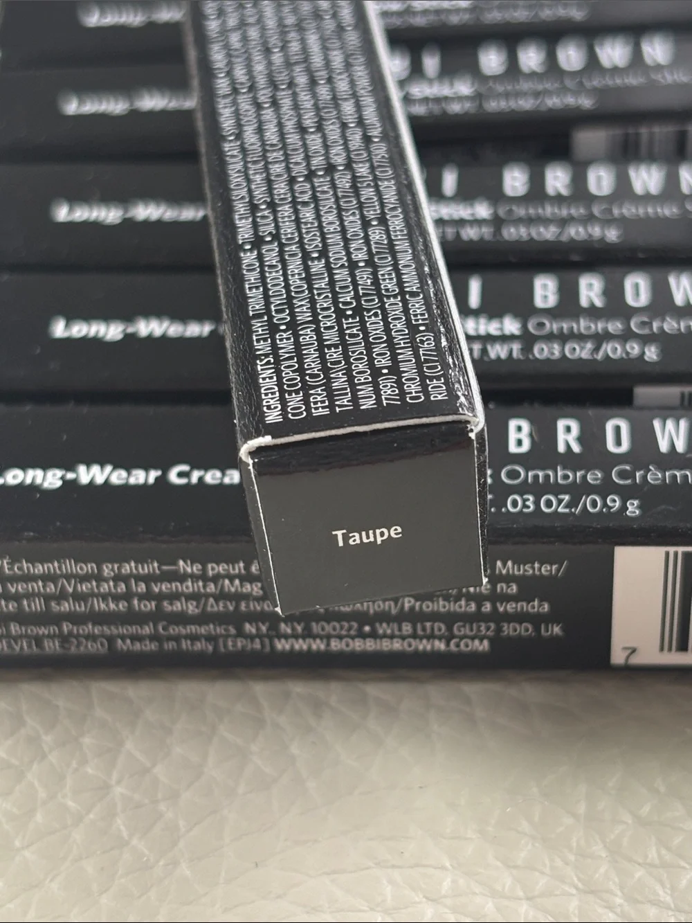 Bobbi Brown Long-Wear Cream Shadow Stick - Taupe ( 6 travel size tubes)